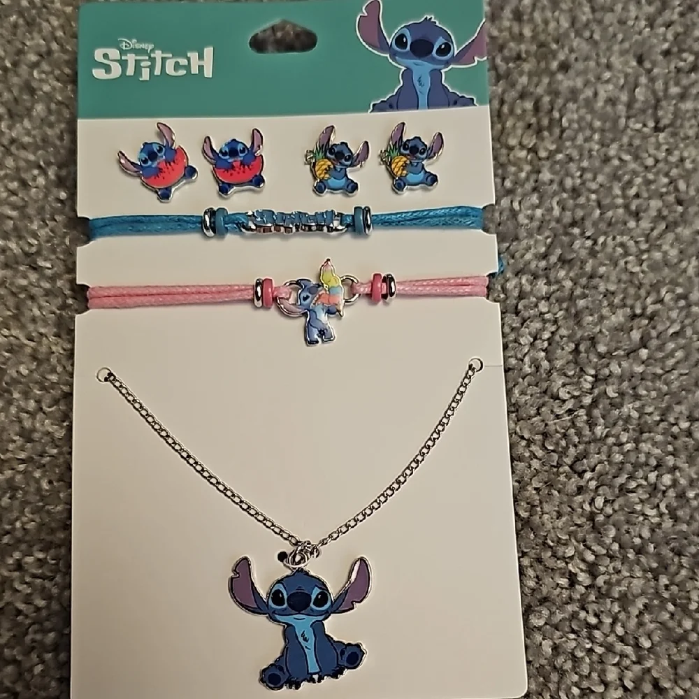 🖤A🔹️ Disney Stitch Kids Jewelry Set